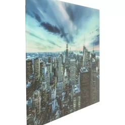 KARE Design Bilder-Bild Glas New York Sunset 120X160Cm