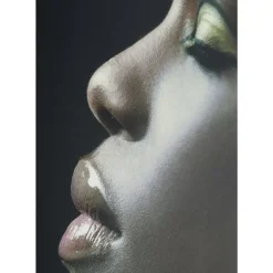 KARE Design Bilder-Bild Glas Royal Headdress Profile 100X150Cm