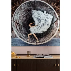 KARE Design Bilder-Bild Glas Time Traveller 120X180