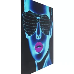 KARE Design Bilder-Bild Glas Tough Girl 120X120Cm