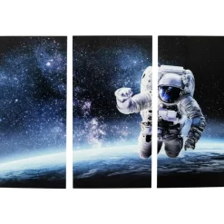 KARE Design Bilder-Bild Glas Triptychon Man In Space 160X240
