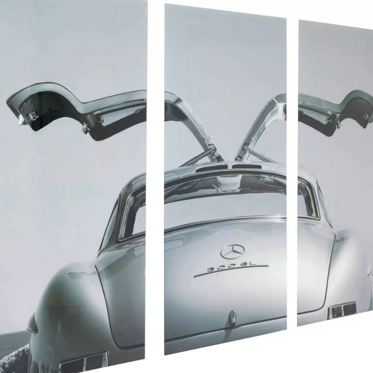 KARE Design Bilder-Bild Glas Triptychon Oldtimer Back 240X160Cm