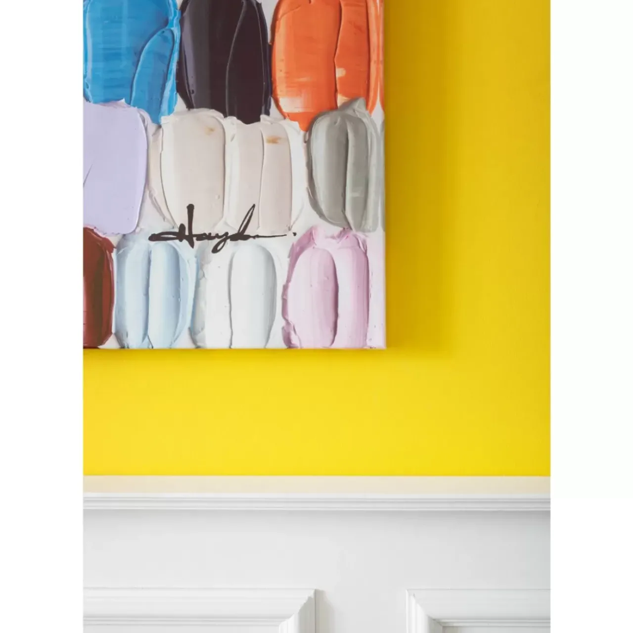 KARE Design Bilder-Bild Touched Colorful Dots 140X200Cm