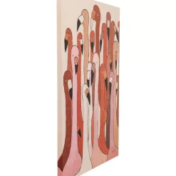 KARE Design Bilder-Bild Touched Flamingo Meeting 120X90Cm