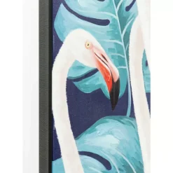 KARE Design Bilder-Bild Touched Flamingo Road Schwarz 122X92Cm
