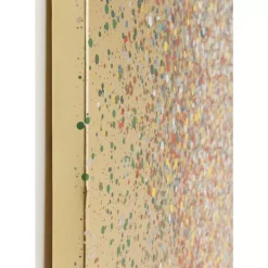 KARE Design Bilder-Bild Touched Flower Boat Gold Rot 80X100Cm