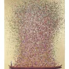 KARE Design Bilder-Bild Touched Flower Boat Gold Pink 160X120Cm