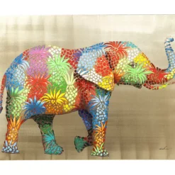 KARE Design Bilder-Bild Touched Flower Elefant 90X120Cm