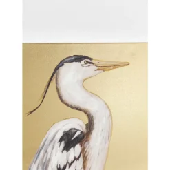 KARE Design Bilder-Bild Touched Heron Right 70X50Cm