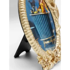 KARE Design Deko & Geschenkartikel-Bilderrahmen Climbing Monkey Gold 17X26Cm