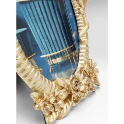 KARE Design Deko & Geschenkartikel-Bilderrahmen Climbing Monkey Gold 17X26Cm