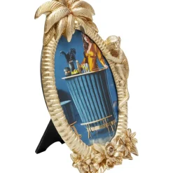 KARE Design Deko & Geschenkartikel-Bilderrahmen Climbing Monkey Gold 17X26Cm