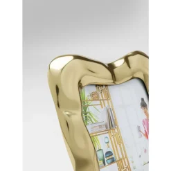 KARE Design Deko & Geschenkartikel-Bilderrahmen Jade Swing Gold 21X26Cm