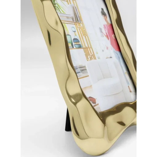 KARE Design Deko & Geschenkartikel-Bilderrahmen Jade Swing Gold 21X26Cm