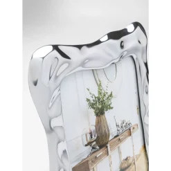KARE Design Deko & Geschenkartikel-Bilderrahmen Jade Swing Silber 21X26Cm