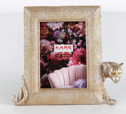 KARE Design Deko & Geschenkartikel-Bilderrahmen Leopard 28X25Cm