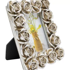 KARE Design Deko & Geschenkartikel-Bilderrahmen Romantic Rose Silber 11X13Cm