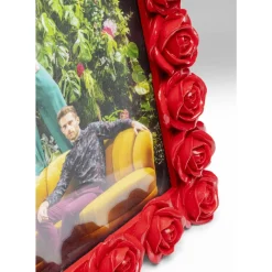 KARE Design Deko & Geschenkartikel-Bilderrahmen Romantic Rose Rot 26X31Cm