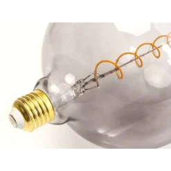 KARE Design Leuchtmittel-Birne Spiral Led Grau