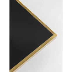 KARE Design Tische-Bistrotisch Kaffeehaus Rim Square Schwarz 60X60