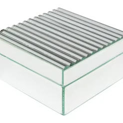 KARE Design Aufbewahrung & Ordnung-Box Elegant Silber 16X8Cm