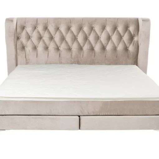 KARE Design Betten-Boxspringbett Benito Moon Creme 160X200Cm