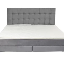 KARE Design Betten-Boxspringbett Benito Star Grau 160X200Cm