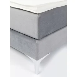 KARE Design Betten-Boxspringbett Benito Star Grau 180X200Cm