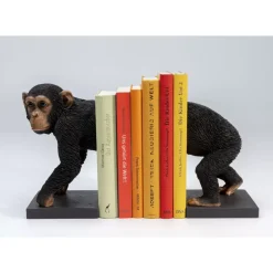 KARE Design Deko & Geschenkartikel-Buchstutze Chimp (2/Set)