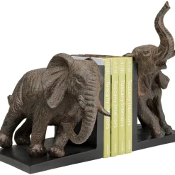 KARE Design Deko & Geschenkartikel-Buchstutze Elephants 25 (2/Set)