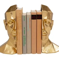 KARE Design Deko & Geschenkartikel-Buchstutze Face (2/Set)