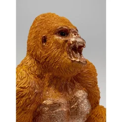 KARE Design Deko & Geschenkartikel-Buchstutze Gorilla Orange (2/Set)