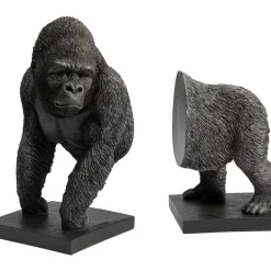 KARE Design Deko & Geschenkartikel-Buchstutze Gorilla (2/Set)