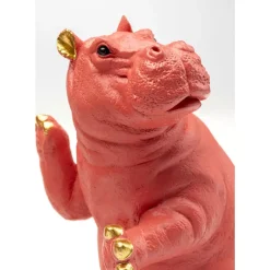 KARE Design Deko & Geschenkartikel-Buchstutze Hippo Pink (2/Set)