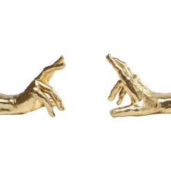 KARE Design Deko & Geschenkartikel-Buchstutze Holding Fingers (2/Set)