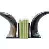 KARE Design Deko & Geschenkartikel-Buchstutze Horns (2/Set)