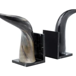 KARE Design Deko & Geschenkartikel-Buchstutze Horns (2/Set)