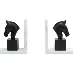 KARE Design Deko & Geschenkartikel-Buchstutze Horse (2/Set)
