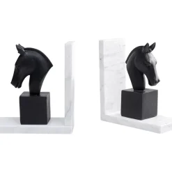 KARE Design Deko & Geschenkartikel-Buchstutze Horse (2/Set)