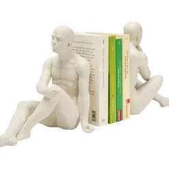 KARE Design Deko & Geschenkartikel-Buchstutze Meditating Man (2/Set)