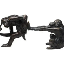 KARE Design Deko & Geschenkartikel-Buchstutze Monkey (2/Set)