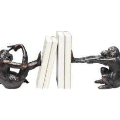 KARE Design Deko & Geschenkartikel-Buchstutze Monkey (2/Set)