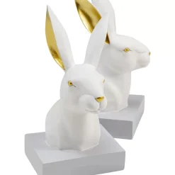 KARE Design Deko & Geschenkartikel-Buchstutze Rabbit (2/Set)