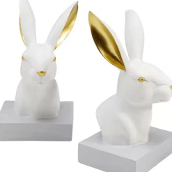 KARE Design Deko & Geschenkartikel-Buchstutze Rabbit (2/Set)