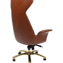 KARE Design Stühle-Burodrehstuhl Brady Messing