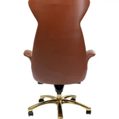 KARE Design Stühle-Burodrehstuhl Brady Messing