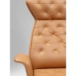 KARE Design Stühle-Burodrehstuhl Brady Silber