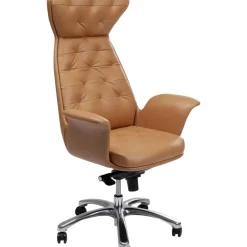 KARE Design Stühle-Burodrehstuhl Brady Silber