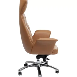 KARE Design Stühle-Burodrehstuhl Brady Silber