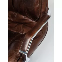 KARE Design Stühle-Burodrehstuhl Cigar Lounge